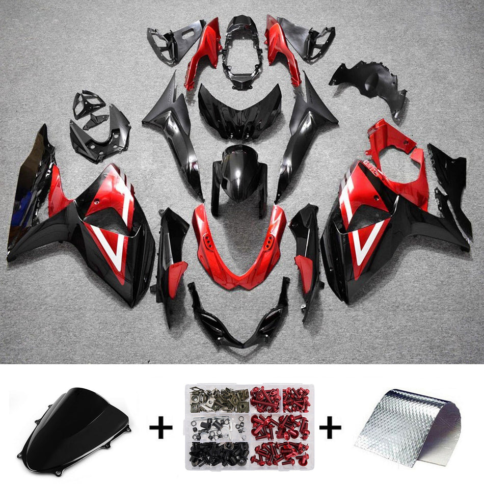 スズキ GSXR1000 2009-2016 K9用 インジェクションフェアリングキット ボディワーク プラスチック ABS