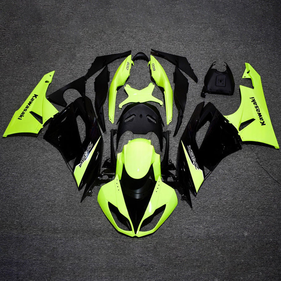 インジェクションフェアリングキット ボディワーク プラスチック ABS カワサキ ZX6R 636 2009-2012 に適合