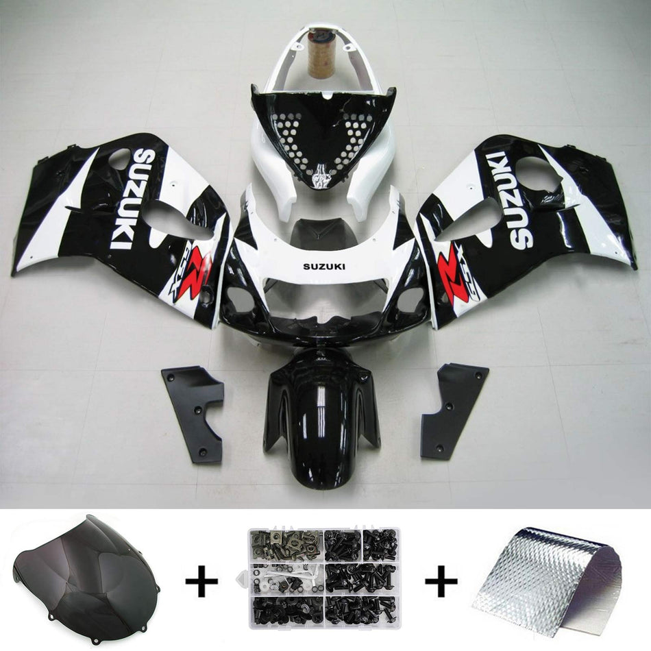 1996-2000 スズキ GSXR 600/750 Amotopart インジェクションフェアリングキット ボディワーク プラスチック ABS #104