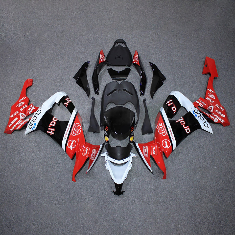 インジェクションフェアリングキット ボディワーク プラスチック ABS カワサキ ZX10R 2008-2010 に適合