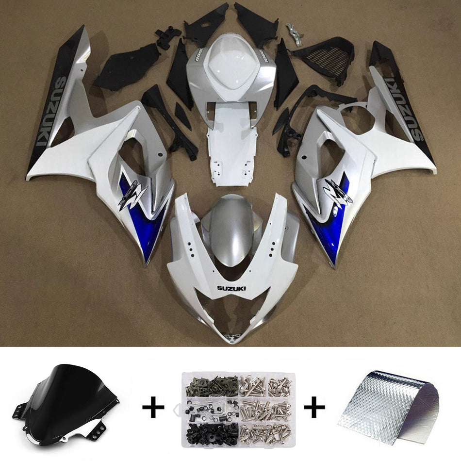 スズキ GSXR1000 2005-2006 K5 用 インジェクションフェアリングキット ボディワーク プラスチック ABS