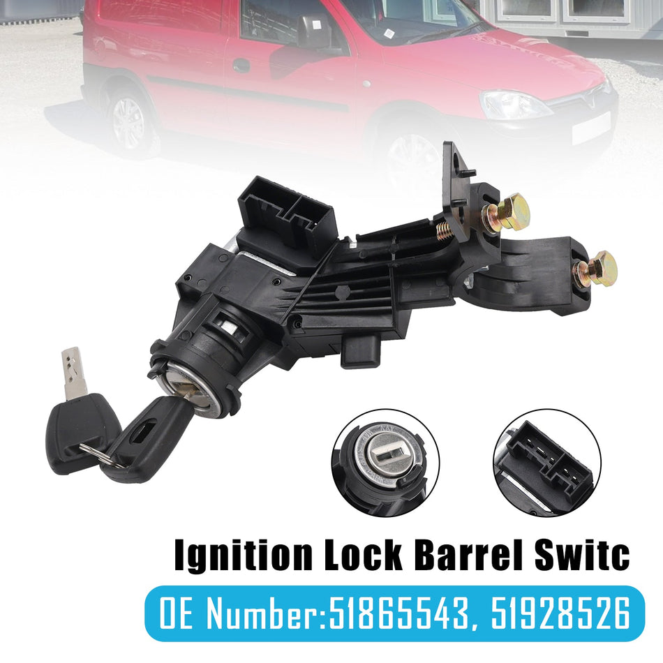 イグニッションロックバレルスイッチスターター 51865543 51928526 Vauxhall Combo D 2010-用