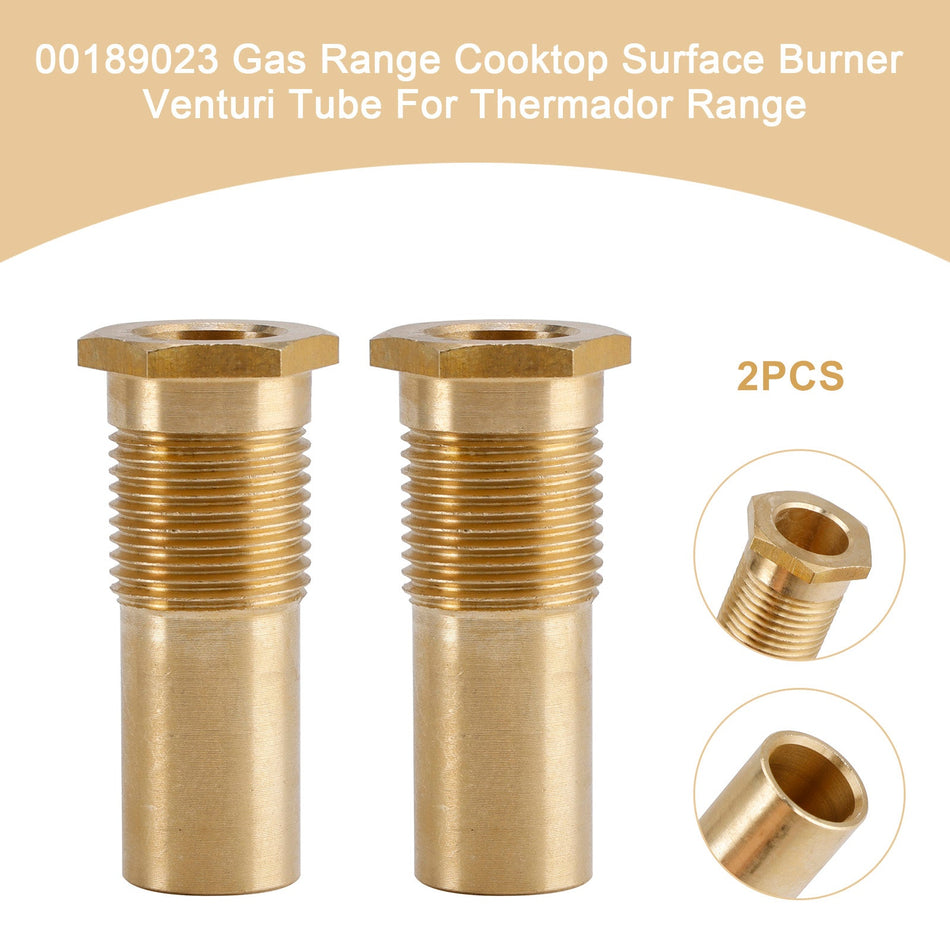 00189023 ガスレンジ用コンロ用表面バーナー ベンチュリー管 サーモダーレンジ用 2個