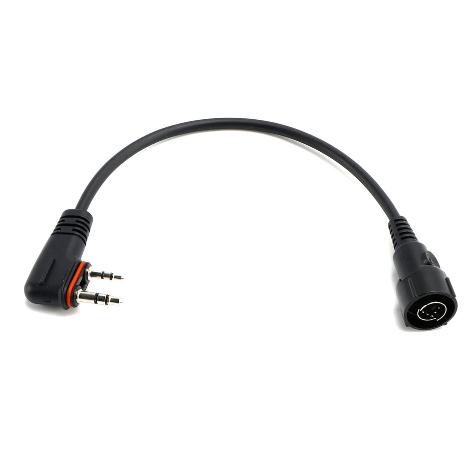 ICOM A25CE A25N A24用H42ヘッドホン交換用プラグ-A24変換ケーブル