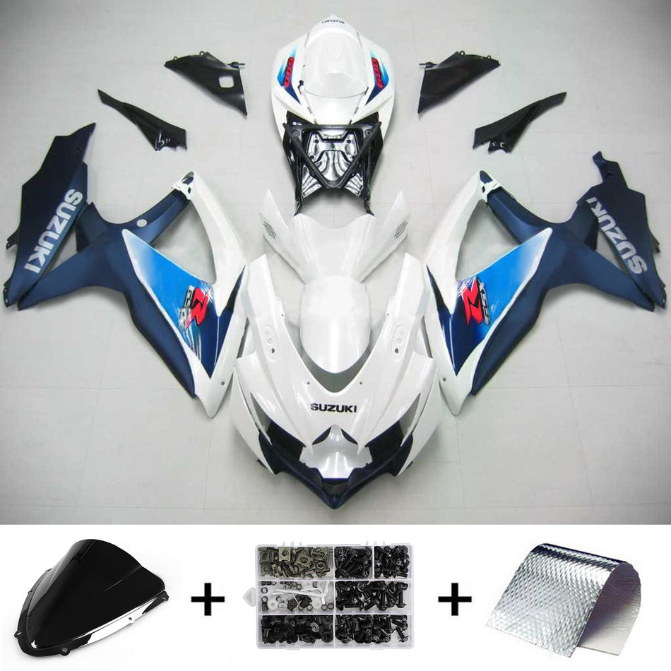 2008-2010 スズキ GSXR 600/750 K8 インジェクションフェアリングキット ボディワーク プラスチック ABS