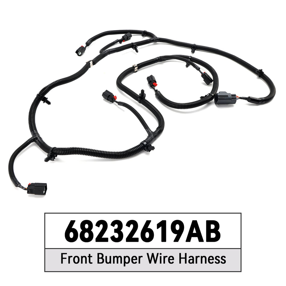 Ram 1500 2014-2024用フロントバンパーワイヤーハーネス（パーキングセンサー付き）68232619AB
