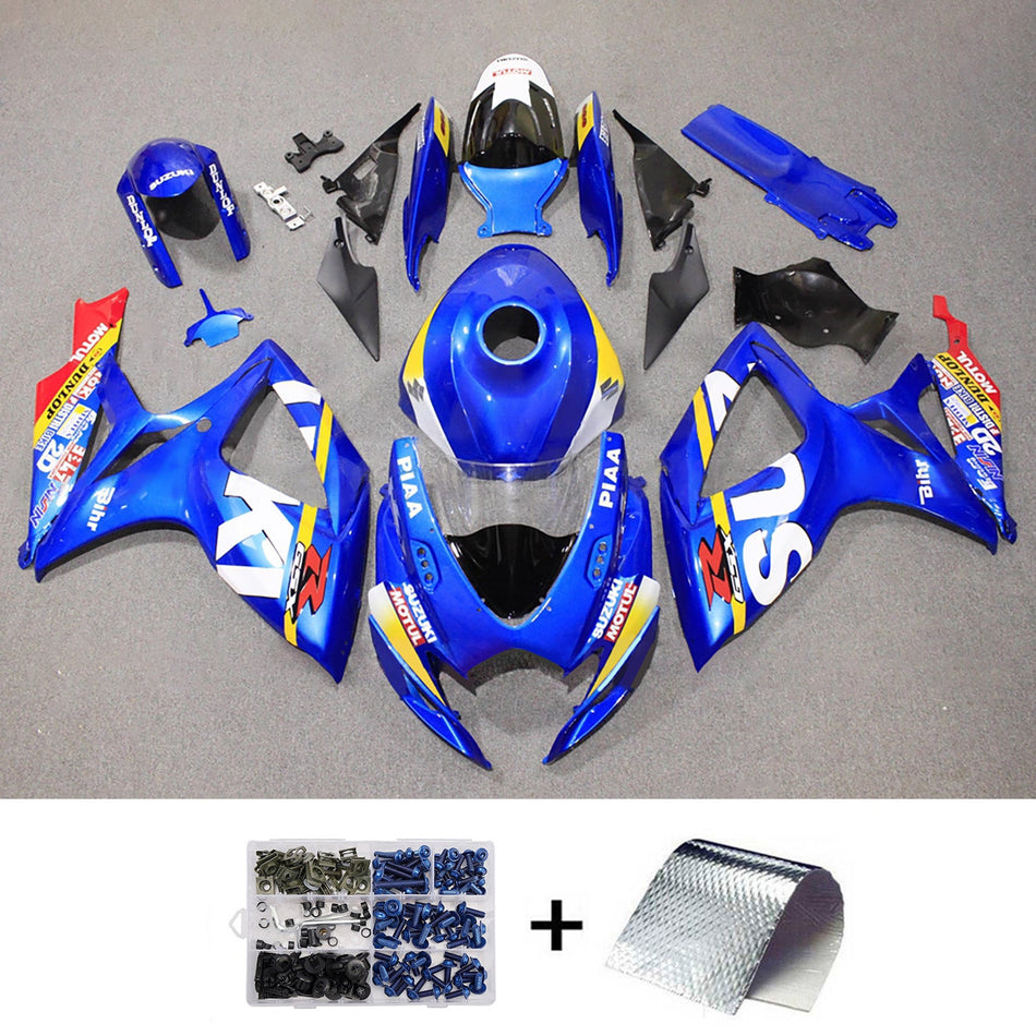 スズキ GSXR 600/750 2006-2007 K6 用 インジェクションフェアリングキット ボディワーク プラスチック ABS