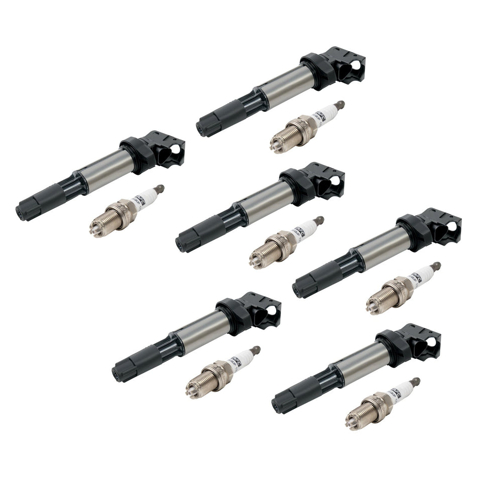 6x イグニッションコイル+スパークプラグ UF515 UF522 BMW 325 335 525 530i X5 Z4 2.5L 3.0L 用