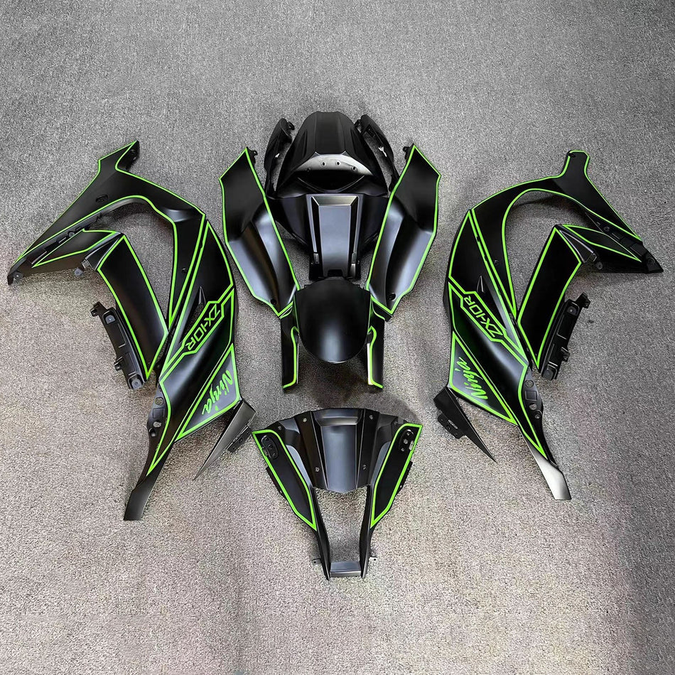 インジェクションフェアリングキット ボディワーク プラスチック ABS カワサキ ZX10R 2016-2020 に適合