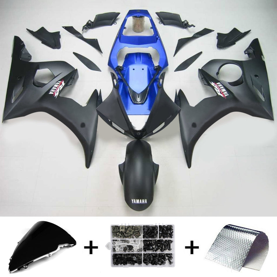 2005 ヤマハ YZF 600 R6 インジェクションフェアリングキット ボディワーク プラスチック ABS #118