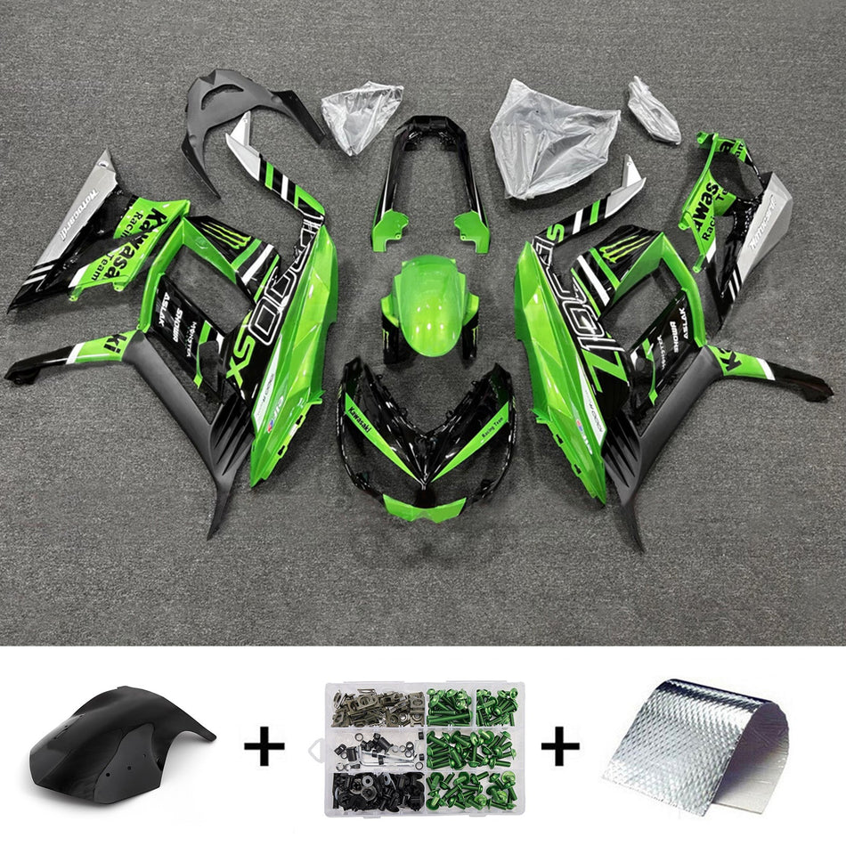 インジェクションフェアリングキット ボディワーク プラスチック ABS カワサキ Z1000SX 2010-2015 に適合