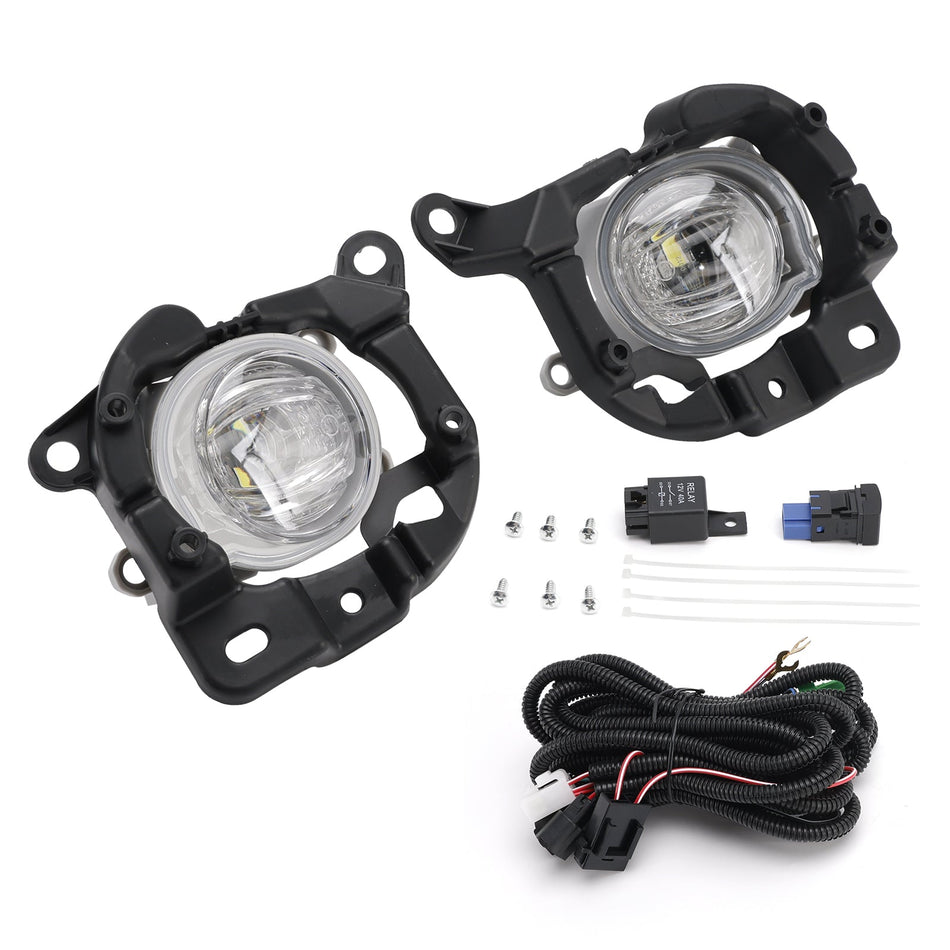 2021-2024年式トヨタ・ヴェンザ用LEDバンパーフォグランプ（左右セット、スイッチ付き）TO1038271