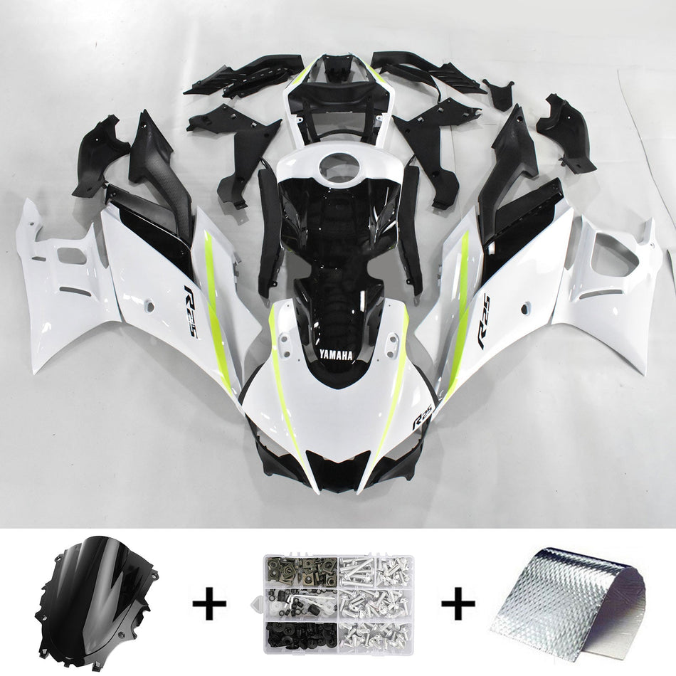 2019-2021 ヤマハ YZF-R3 R25 Amotopart インジェクションフェアリングキット ボディワーク プラスチック ABS #115