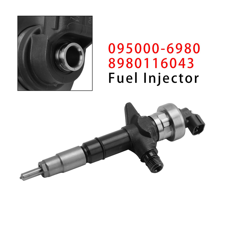 2007-2021年式 いすゞ D-Max 4JJ1 3.0Lエンジン用 燃料インジェクター 1個 095000-6983