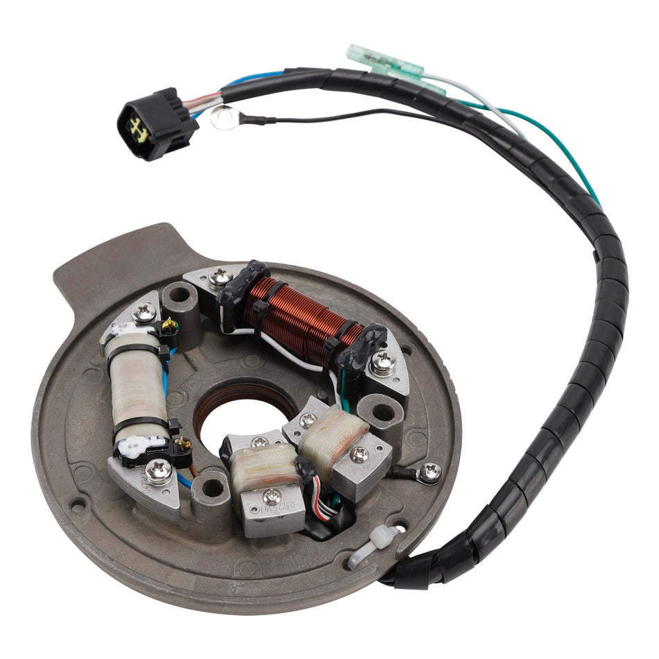 ヤマハ E EK 40G 40Hp 2S 2009-2019用ジェネレーター充電＆照明コイルベースアセンブリ