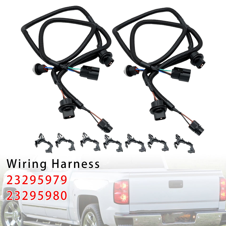 GMC Sierra 1500 2016-2019用 テールランプライト配線ハーネス（左右セット）2個