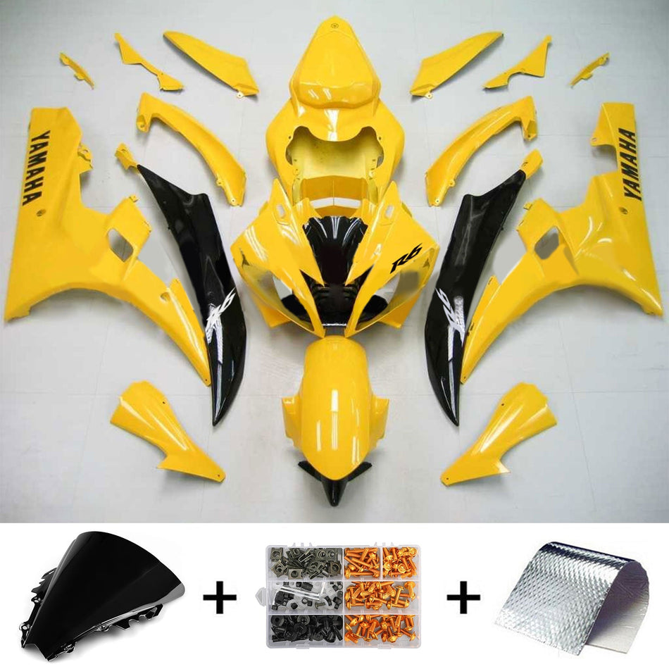 2006-2007 ヤマハ YZF 600 R6 フェアリングキット ジェネリック