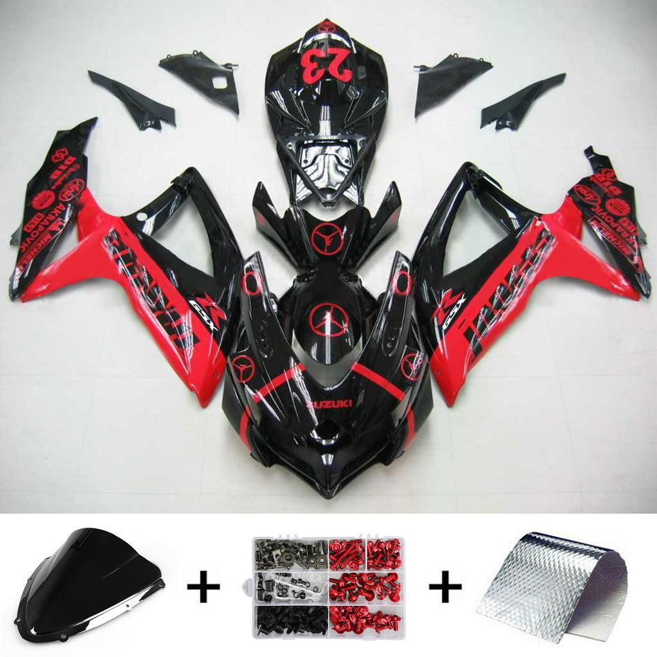 2008-2010 スズキ GSXR 600/750 K8 Amotopart インジェクションフェアリングキット ボディワーク プラスチック ABS #111