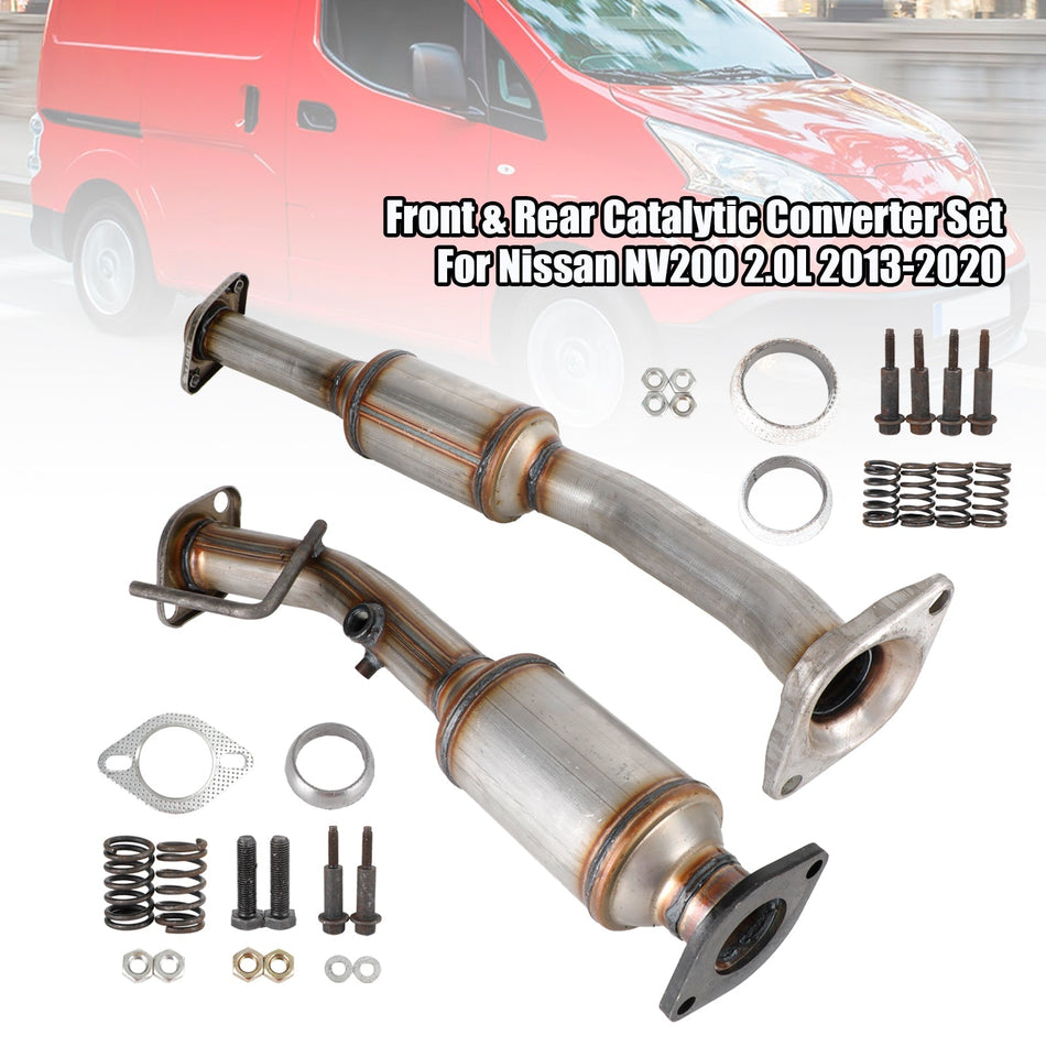 13-19 日産 NV200 2.0L フロントおよびリア触媒コンバーターセット 汎用