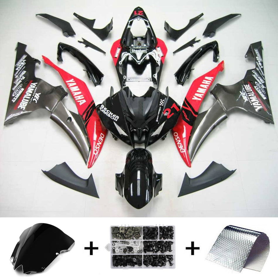 2008-2016 ヤマハ YZF 600 R6 Amotopart インジェクションフェアリングキット ボディワーク プラスチック ABS #138