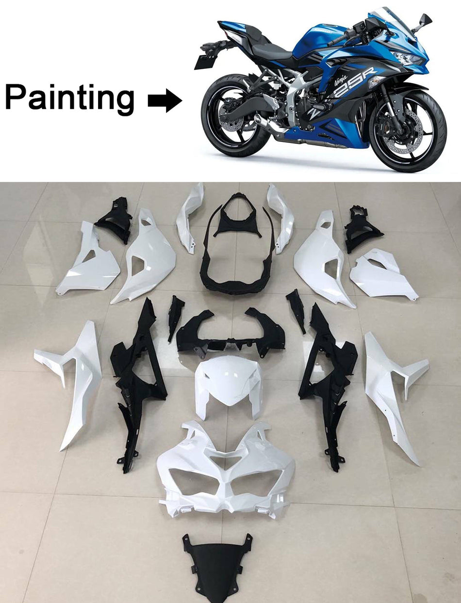 2020-2021 カワサキ Ninja ZX-25R Amotopart インジェクションフェアリングキット ボディワーク ABS #104