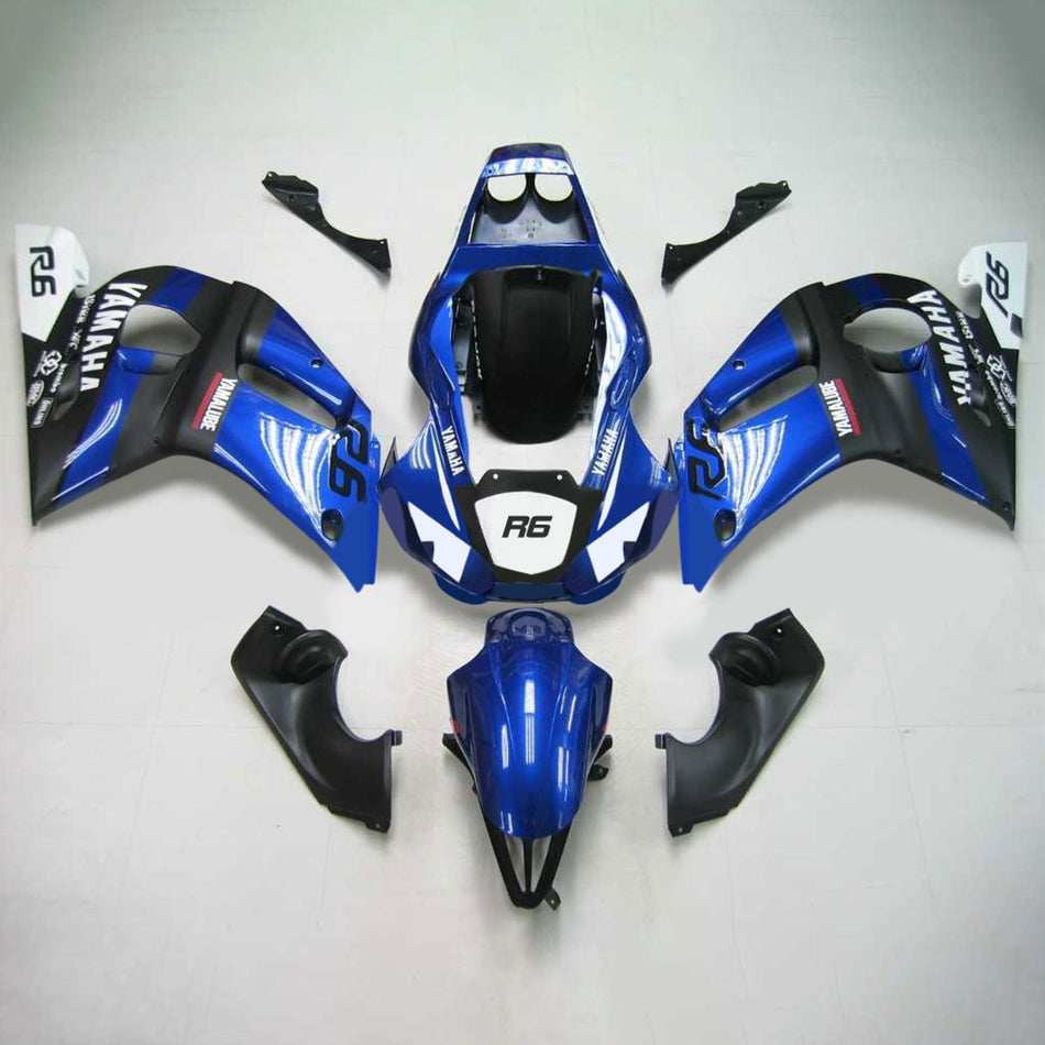 1998-2002 ヤマハ YZF 600 R6 インジェクションフェアリングキット ボディワーク プラスチック ABS #123