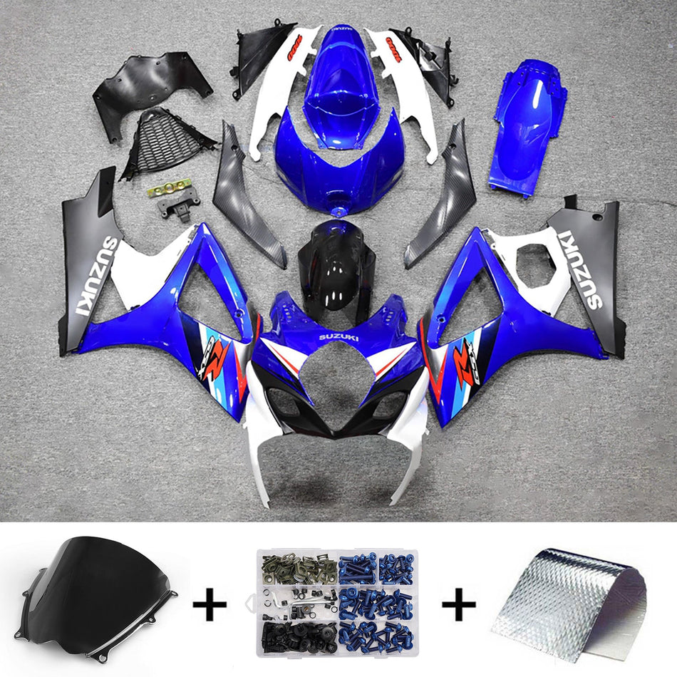 スズキ GSXR1000 2007-2008 K7用 インジェクションフェアリングキット ボディワーク プラスチック ABS