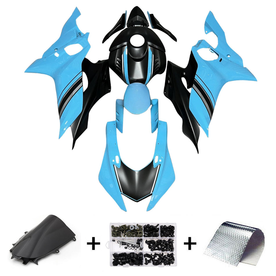 インジェクションフェアリングキット ボディワーク プラスチック ABS ヤマハ YZF-R6 2017-2023 に適合