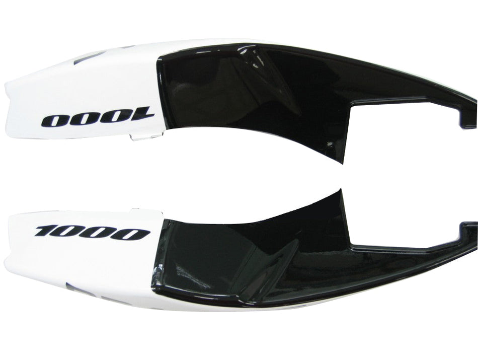 2005-2006 スズキ GSXR 1000 ホワイト &amp; シルバー GSXR レーシングフェアリング ジェネリック