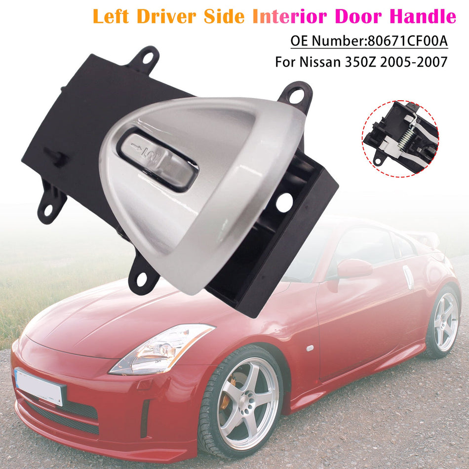 2005-2007年式 日産 350Z 内装ドアハンドル 左運転席側 80671-CF00A