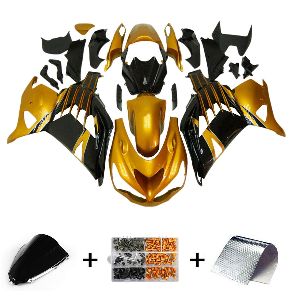 2012-2022 カワサキ ZX14R ZZR1400 インジェクションフェアリングキット ボディワーク