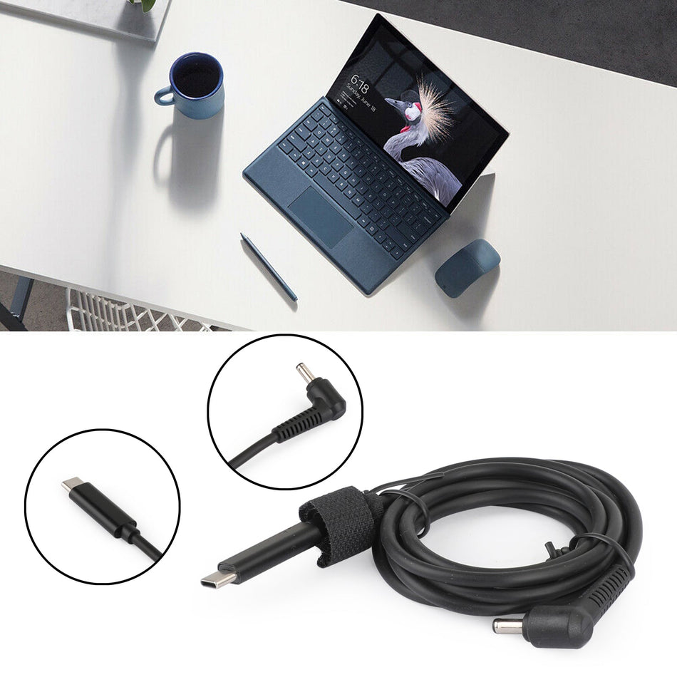 USB PD タイプ C 充電ケーブル 4.0*1.35mm ASUS Q503UA Q503U Q503 に適合