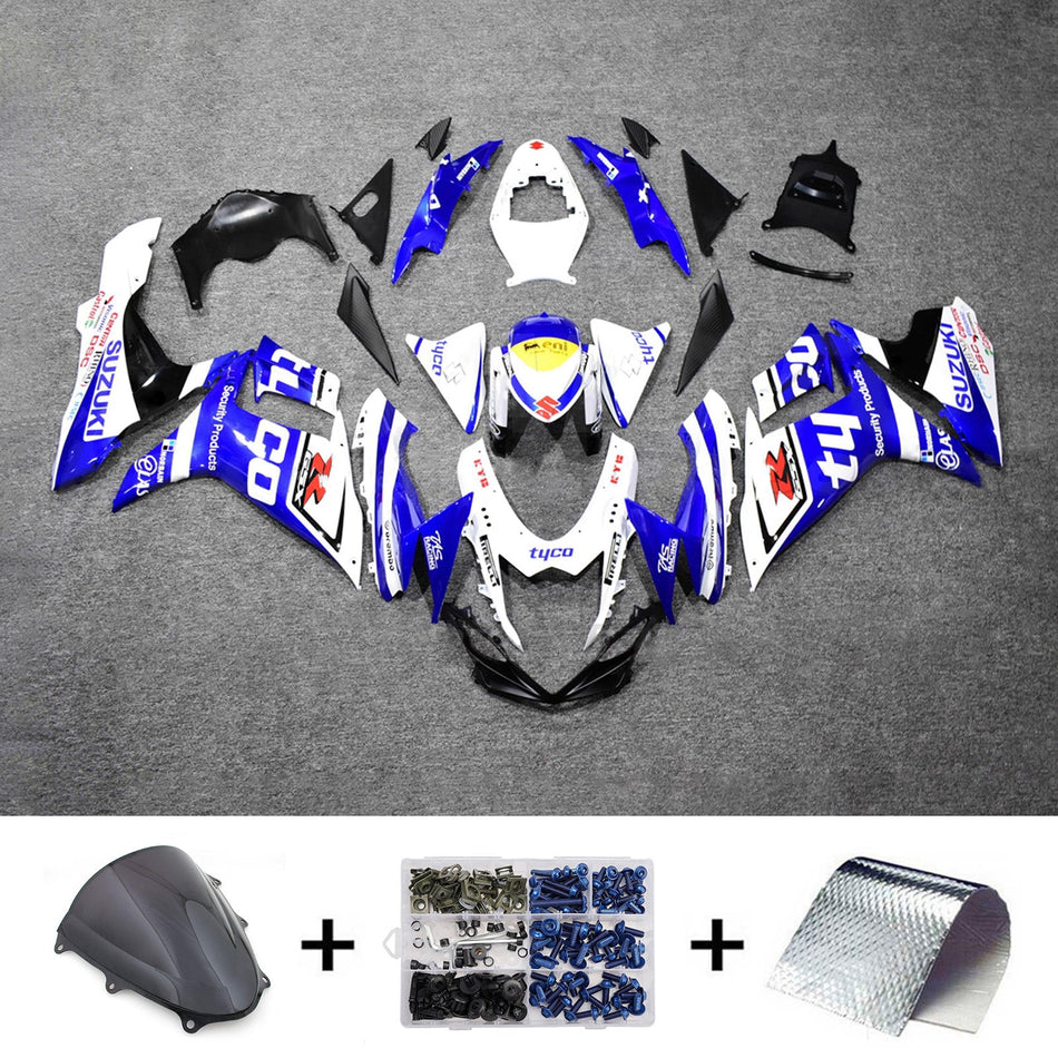 インジェクションフェアリングキット ボディワーク プラスチック ABS スズキ GSXR 600/750 2011-2026 K11用