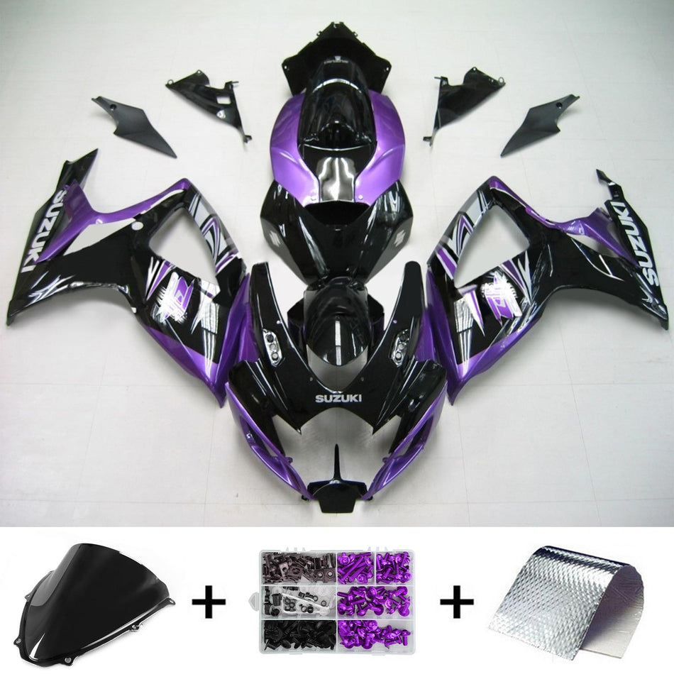 2006-2007 スズキ GSXR 600/750 K6 Amotopart インジェクションフェアリングキット ボディワーク プラスチック ABS #114