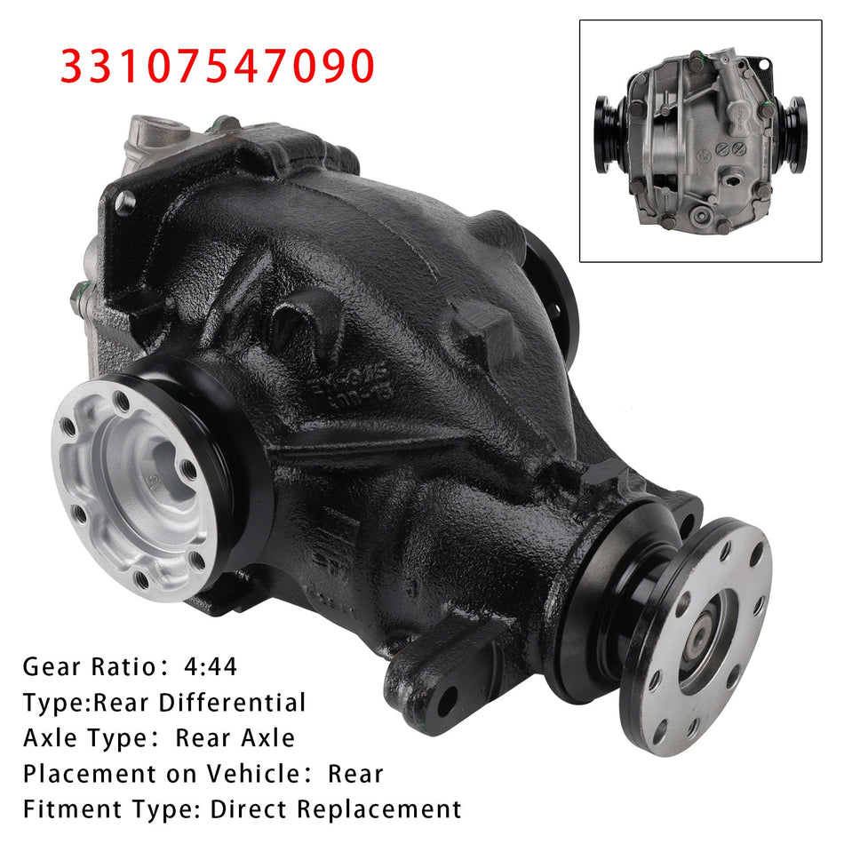 2004-2010 BMW E83 X3 3.0i リアディファレンシャルアクスルキャリア 4.44 比率 33107547090