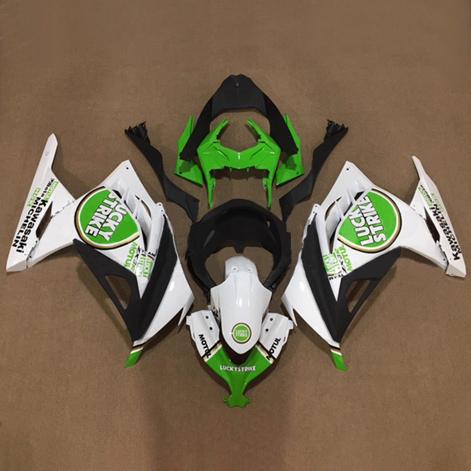 インジェクションフェアリングキット ボディワーク プラスチック ABS カワサキ EX300 Ninja300 2013-2024 に適合