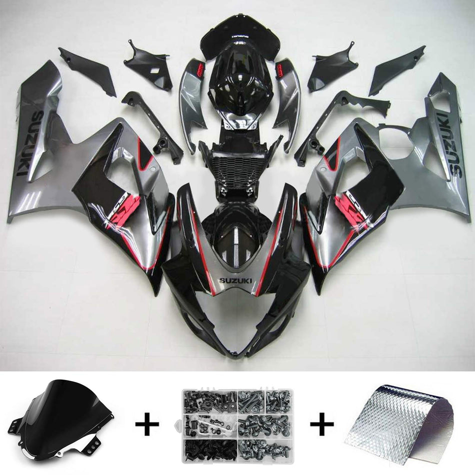 2005-2006 スズキ GSXR1000 K5 Amotopart インジェクションフェアリングキット ボディワーク プラスチック ABS #103