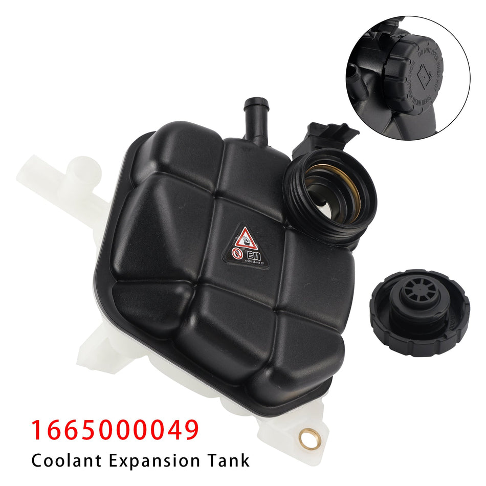メルセデス・ベンツ X166 W166 用冷却水膨張タンク + キャップ + センサー 1665000049