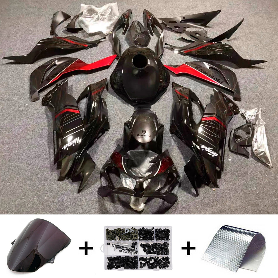 インジェクションフェアリングキット ボディワーク プラスチック ABS カワサキ ZX-6R 2024-2025 に適合
