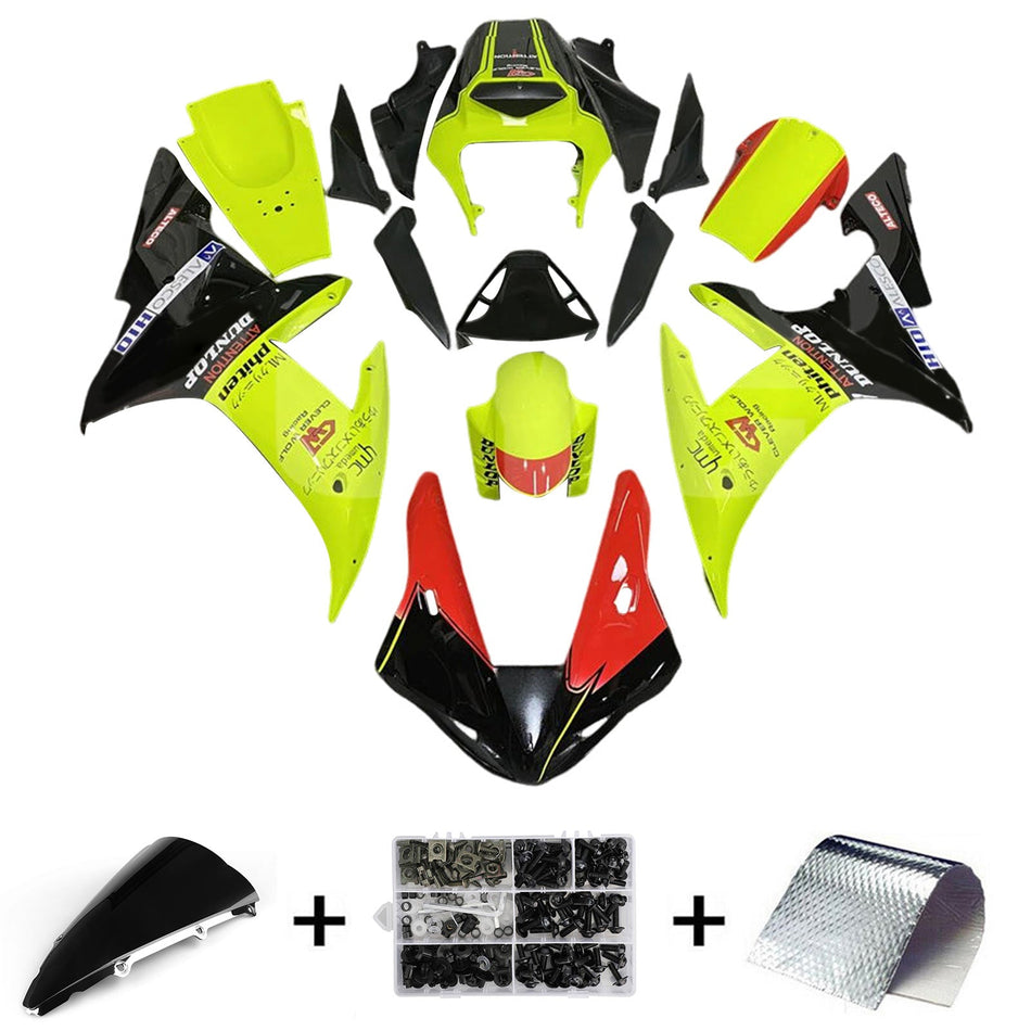 2002-2003 ヤマハ YZF 1000 R1 インジェクションフェアリングキット ボディワーク プラスチック ABS