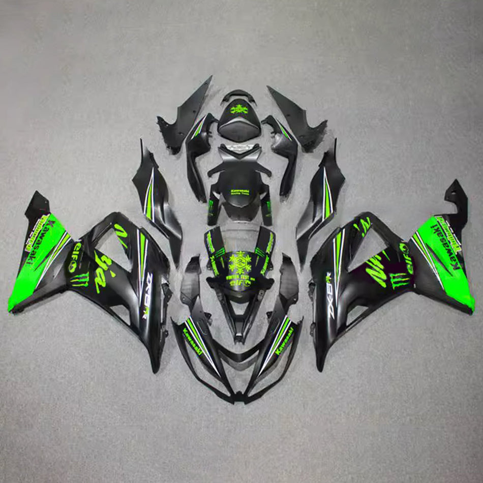 インジェクションフェアリングキット ボディワーク プラスチック ABS カワサキ ZX6R 636 2013-2018 に適合