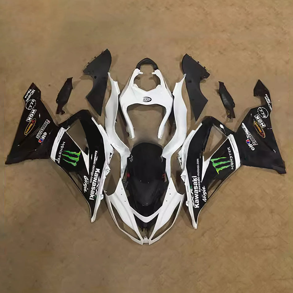 インジェクションフェアリングキット ボディワーク プラスチック ABS カワサキ ZX6R 636 2013-2018 に適合