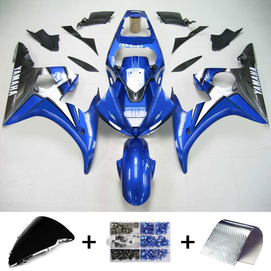 2003-2004 ヤマハ YZF 600 R6 2006-2009 ヤマハ R6S Amotopart インジェクションフェアリングキット ボディワーク プラスチック ABS #137