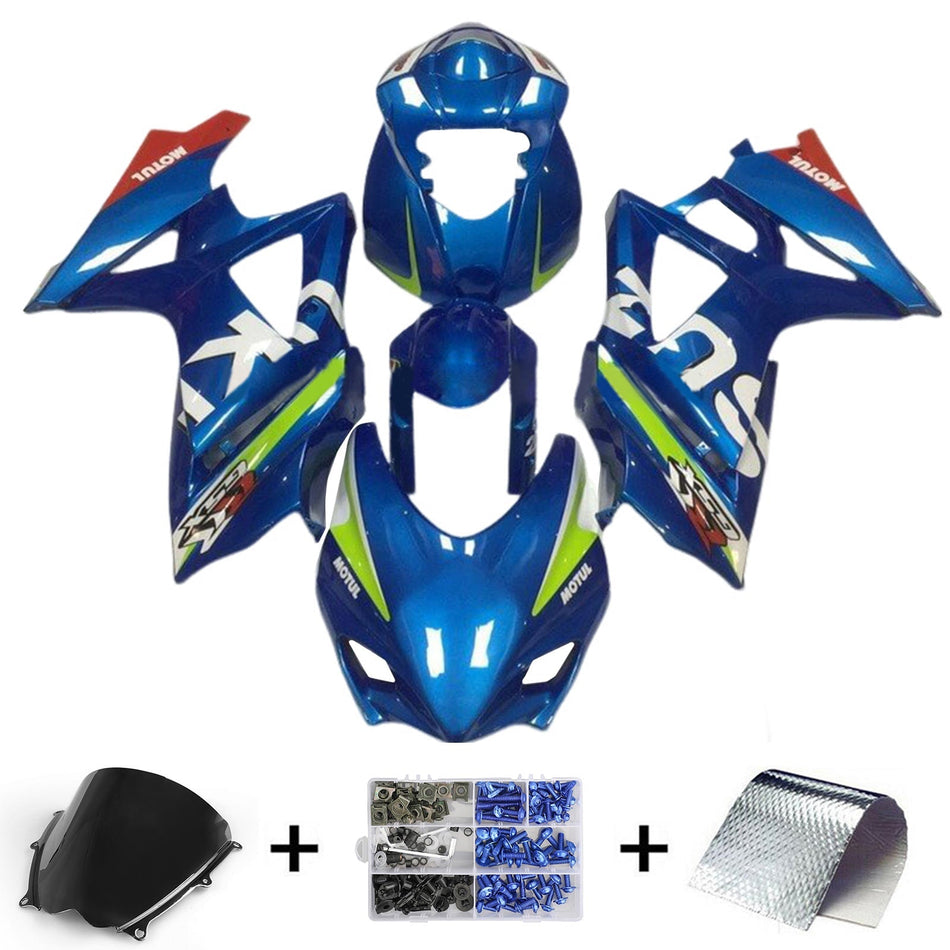 2007-2008 スズキ GSXR1000 K7 フェアリングキット ボディワーク プラスチック ABS