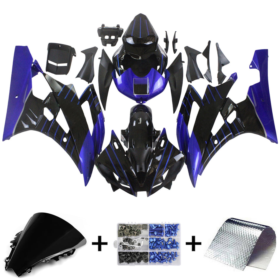 2006-2007 ヤマハ YZF 600 R6 フェアリングキット ボディワーク プラスチック ABS