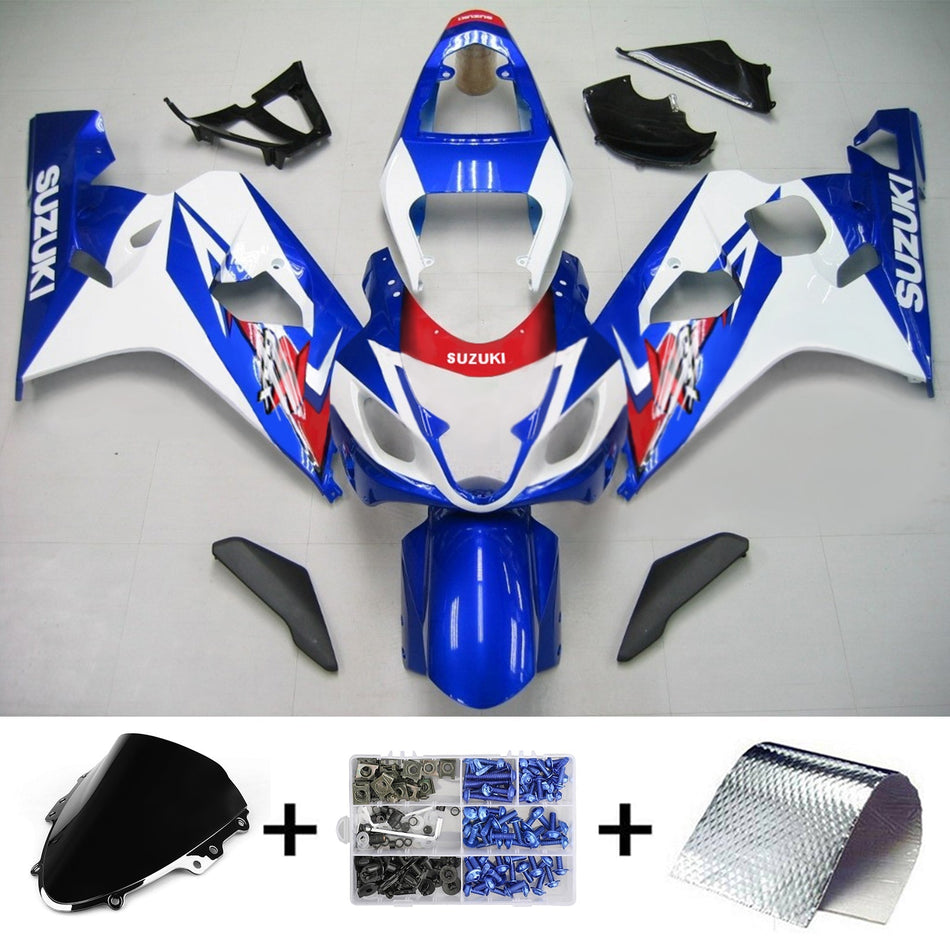 2004-2005 スズキ GSXR 600/750 K4 Amotopart インジェクションフェアリングキット ボディワーク プラスチック ABS #146