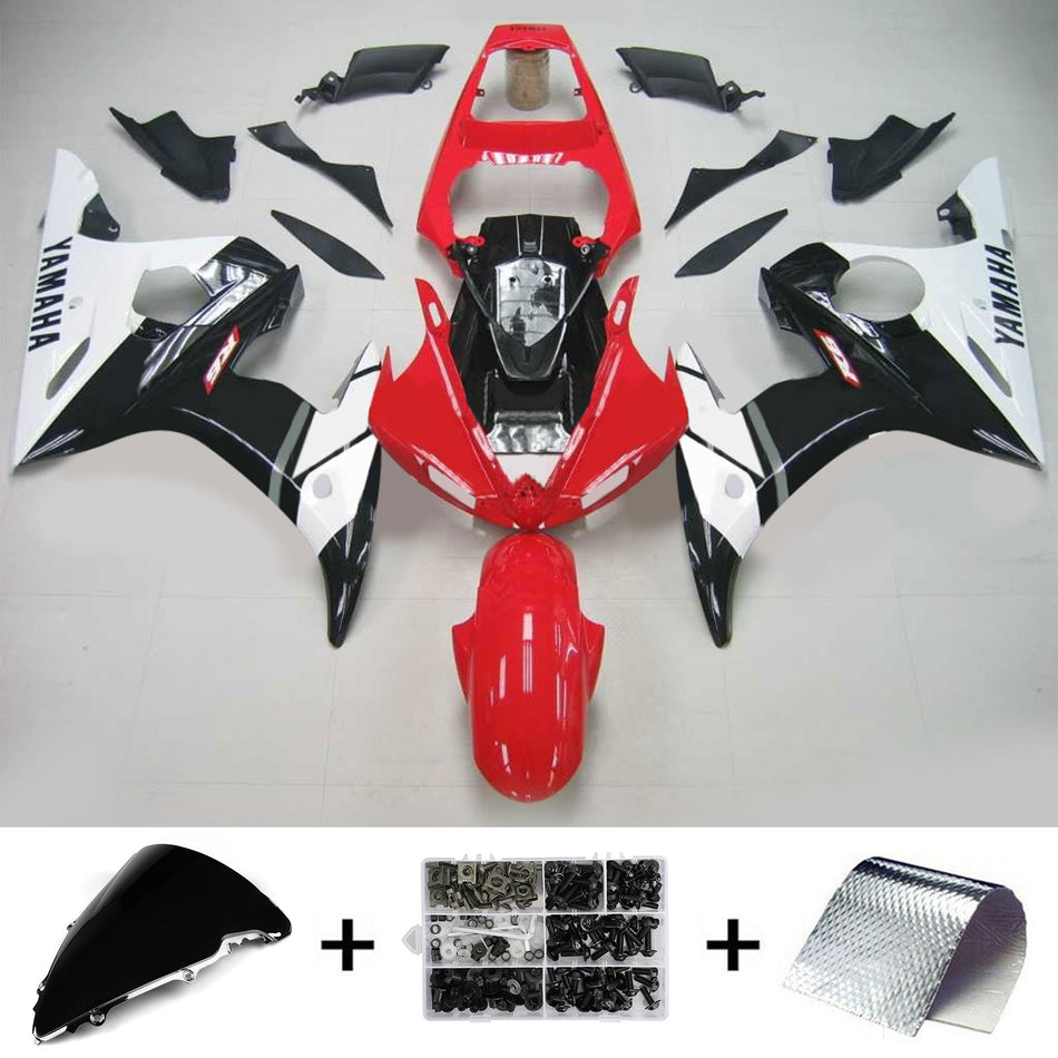 2003-2004 ヤマハ YZF 600 R6 2006-2009 R6S Amotopart インジェクションフェアリングキット ボディワーク プラスチック ABS #122
