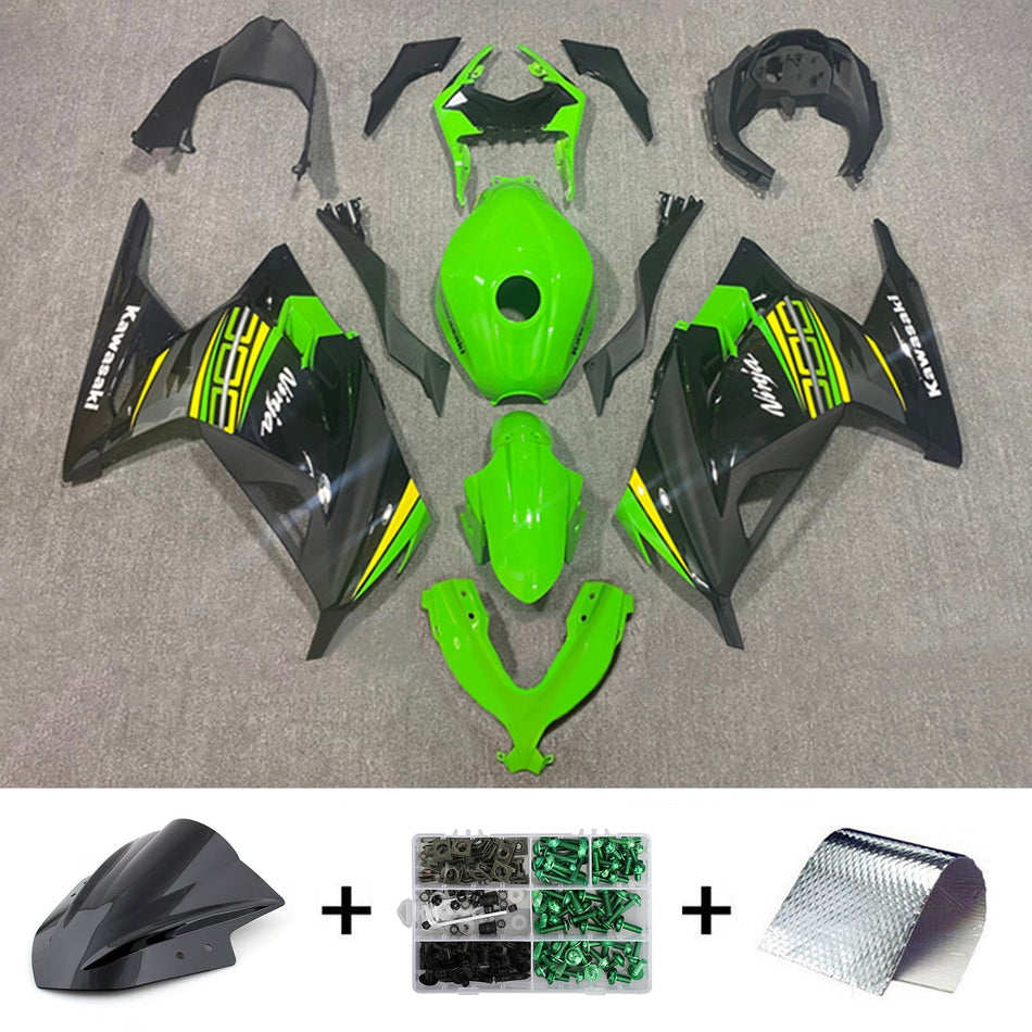 2013-2024 カワサキ EX300/Ninja300 インジェクションフェアリングキット ボディワーク プラスチック ABS