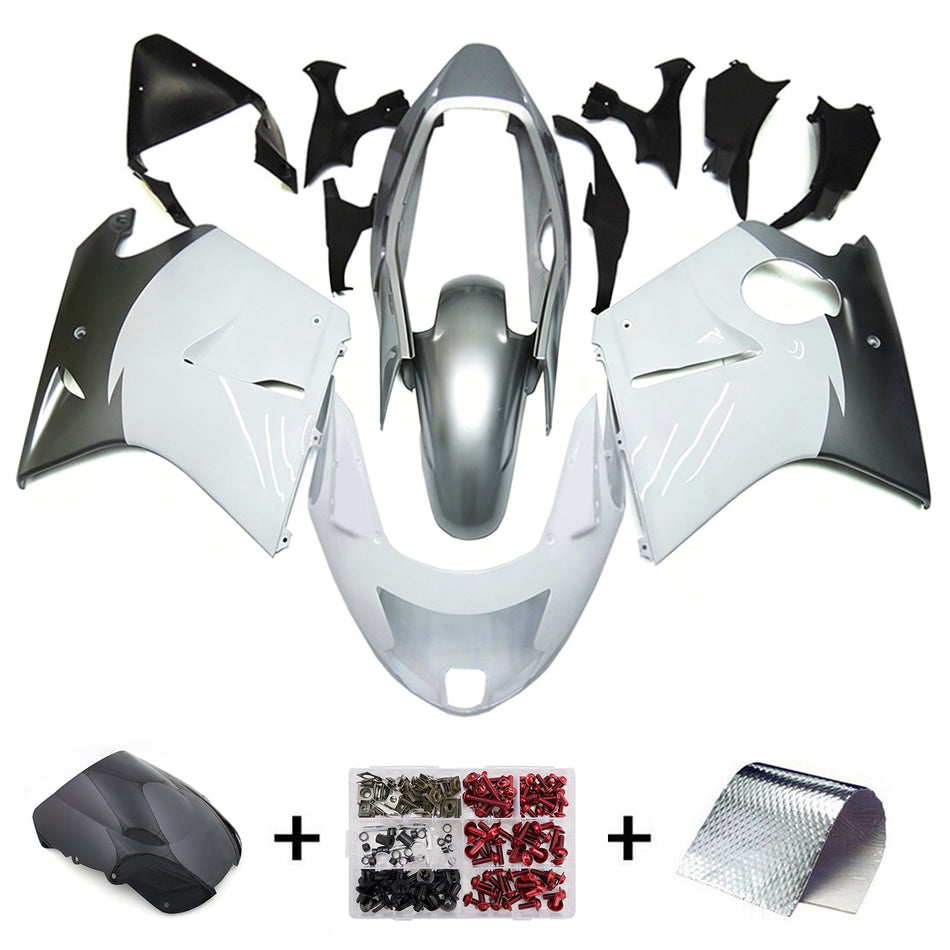 ホンダ CBR1100XX スーパーブラックバード 1996-2007 用 ABS樹脂製インジェクションフェアリングキット