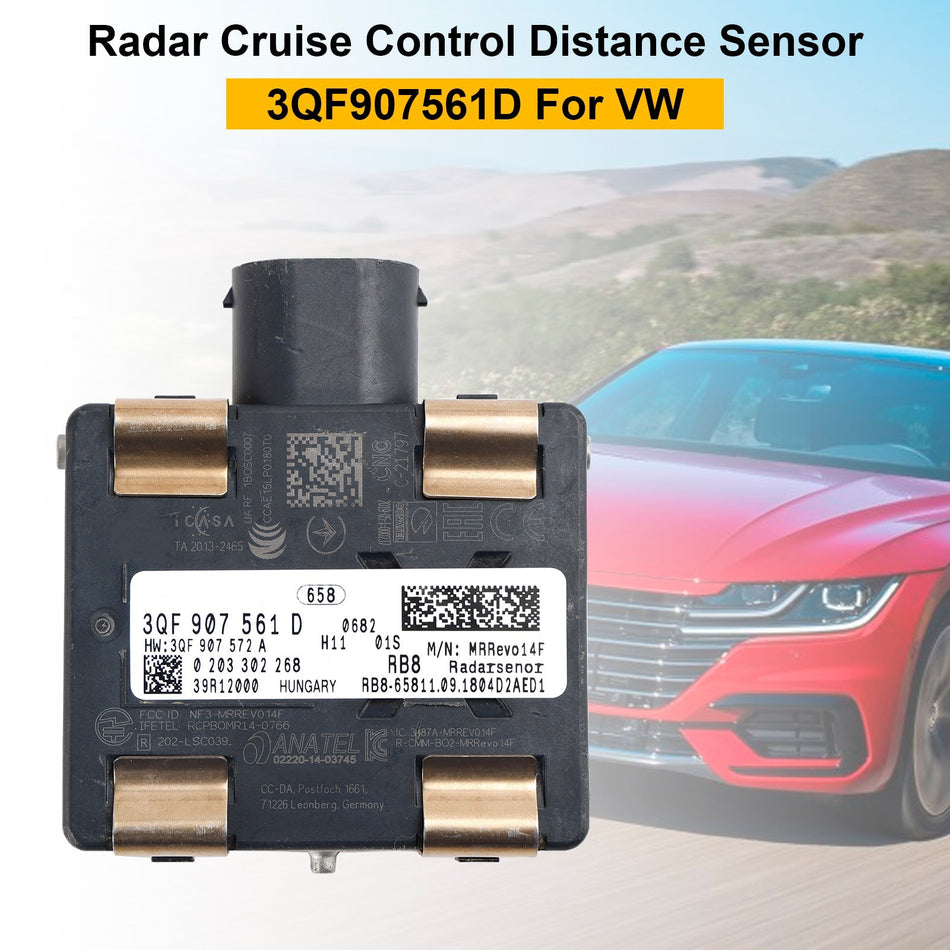 フォルクスワーゲン ゴルフ スポーツワゲン 2018-2019 クルーズコントロール距離レーダーセンサー 3QF907561D
